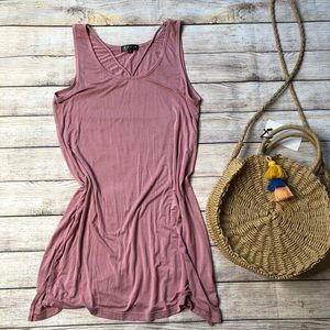 Dohia small pink dusty pink shift dress